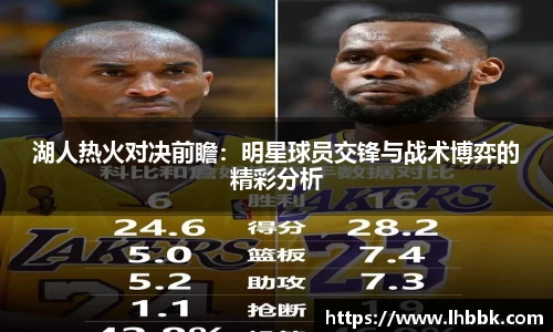 湖人热火对决前瞻：明星球员交锋与战术博弈的精彩分析